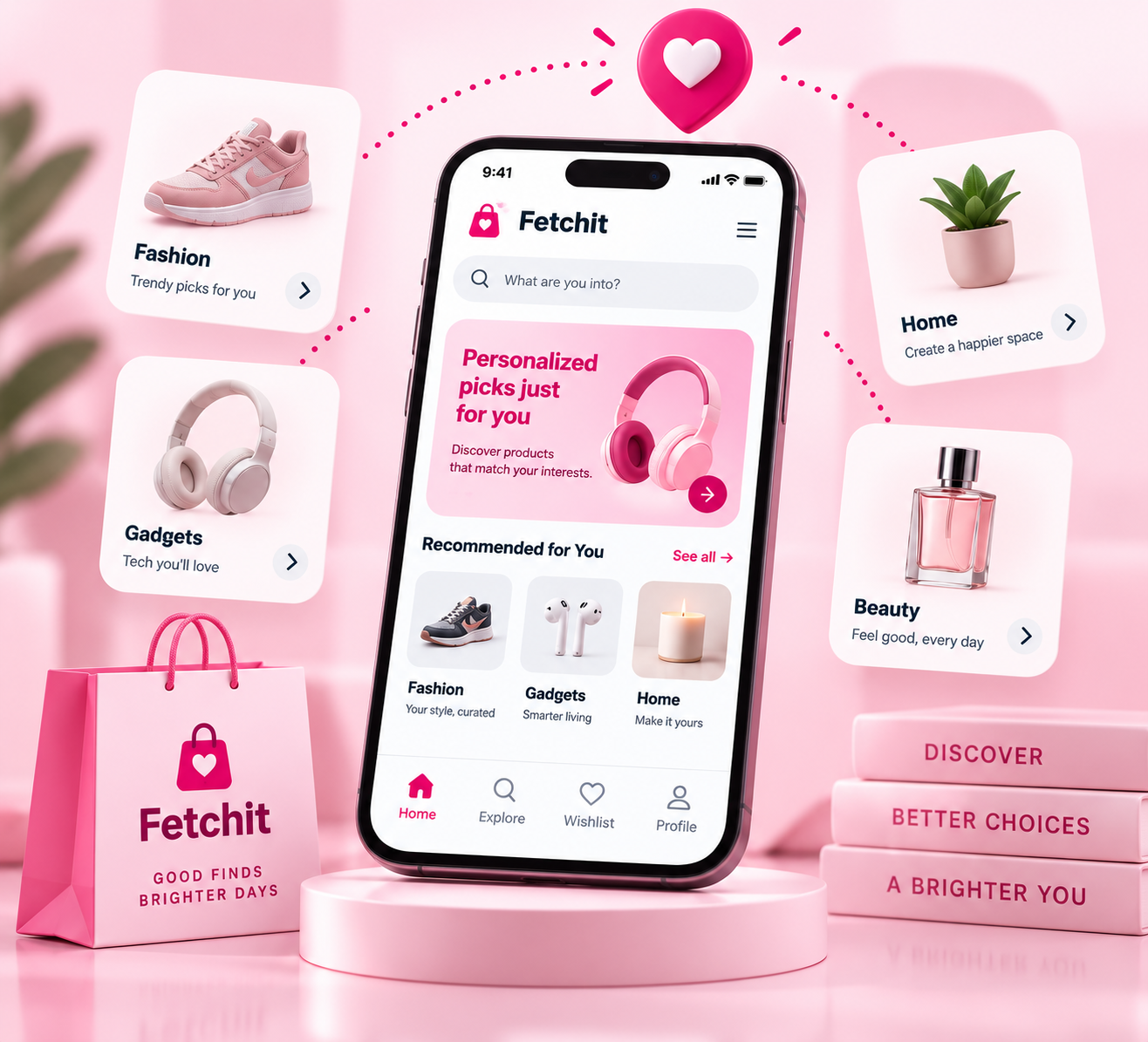 FetchIt: personalized shopping discovery across fashion, gadgets, home and beauty